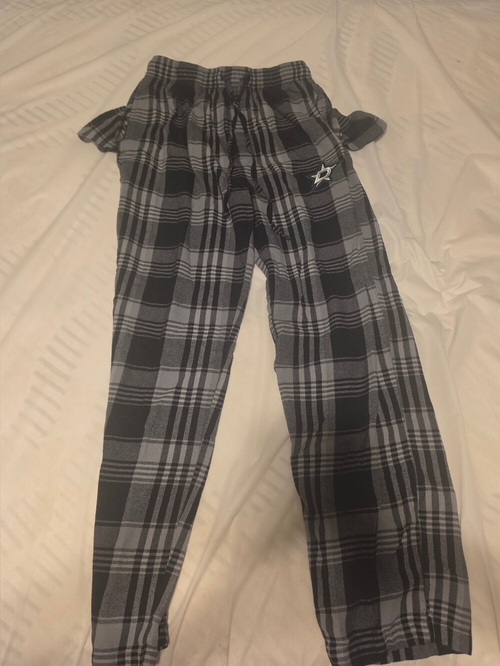 Men's Dallas Stars Concepts Sport Parkway Flannel Sleep Pants Small Black/gray